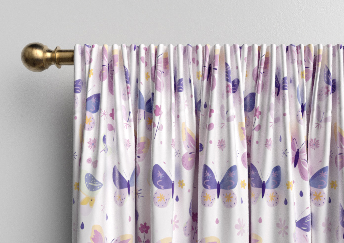 Butterfly Garden, Enchanting Purples - Made to Measure Curtains - Image 9